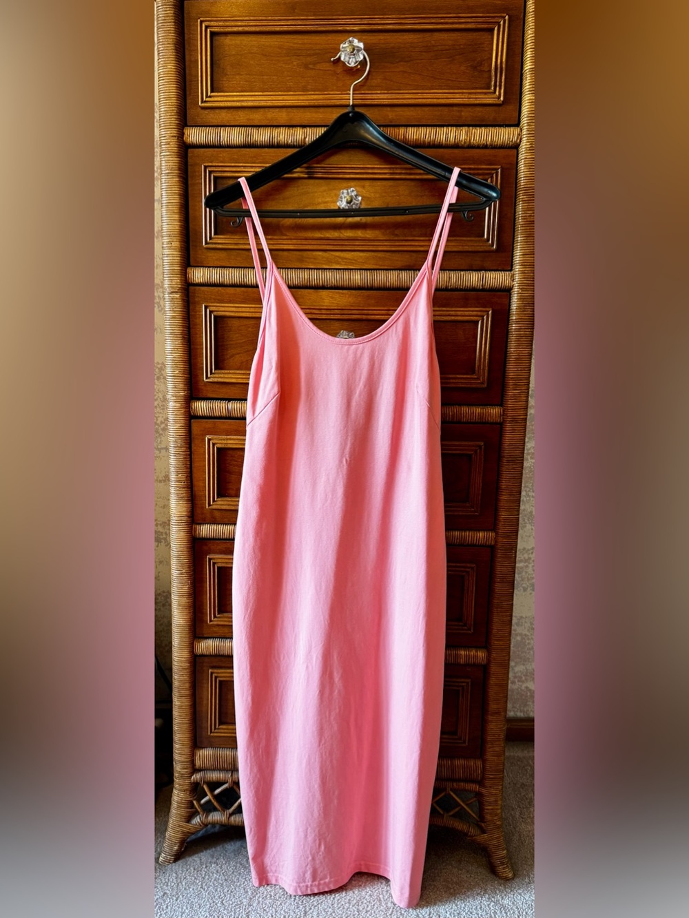 Summer Love Mini Slip Dress Pink Sz L